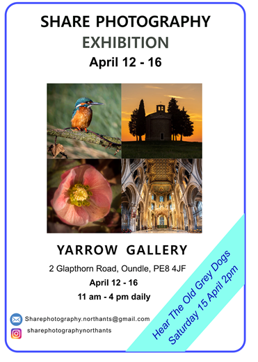 Share Photography Exhibition at the Yarrow Gallery